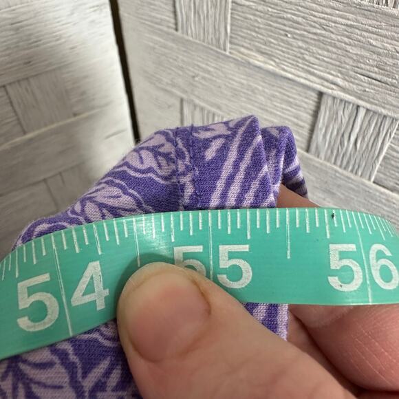 Lands’ End women’s maxi dress purple feminine wrap style colorful  plus size ￼ - Picture 8 of 9